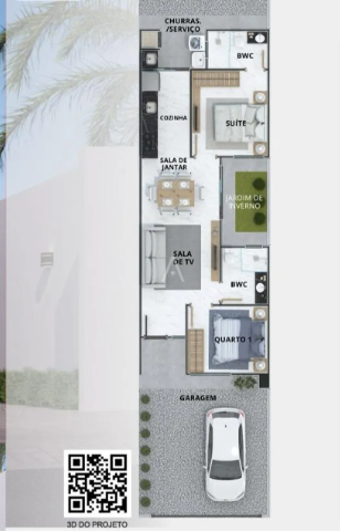 Casa Residencial 3 quartos à venda no Bairro SANTA CRUZ em CASCAVEL